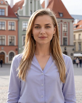 Dace, 28, Latvian woman from Riga with a warm smile in the charming Old Town
